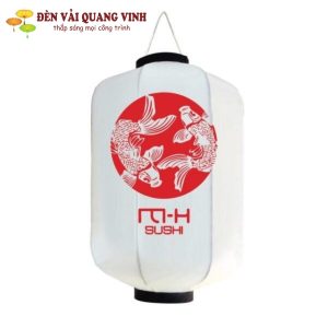 Đèn lồng Nhật cá koi đỏ
