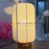 Đèn lồng vải để bàn hình trụ tròn